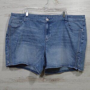 Venezia  Denim Stretch Shorts  Women's Size 24